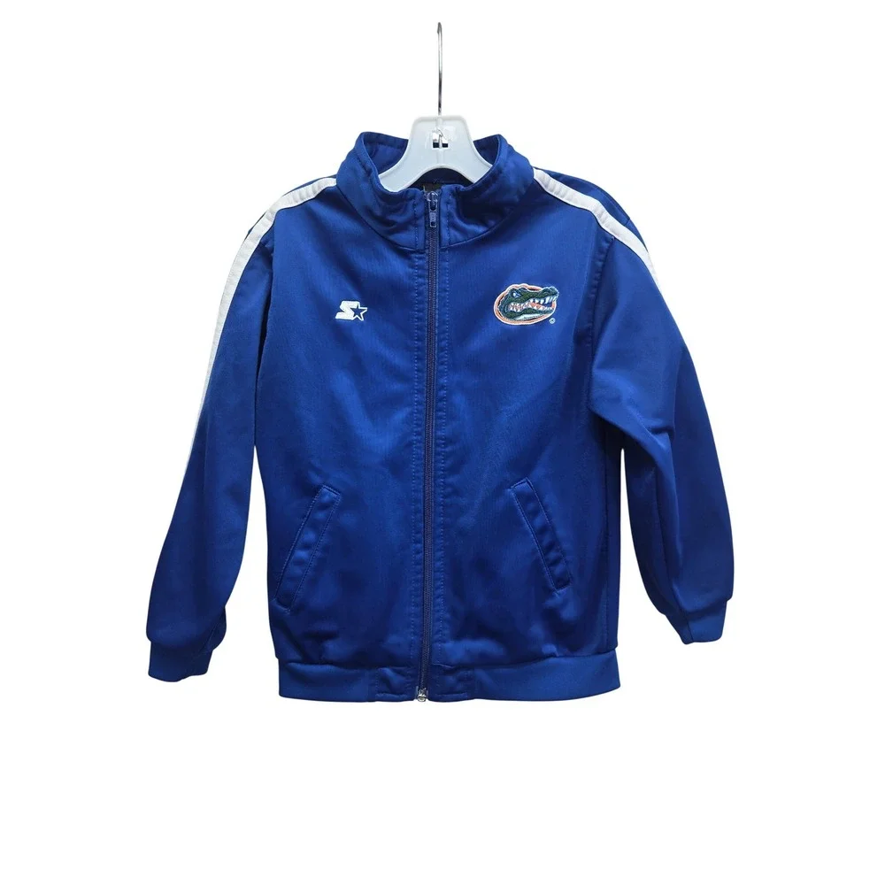 Starter Florida Gators Kids Track Jacket Blue Full Zip Size 7‎ NCAA Football